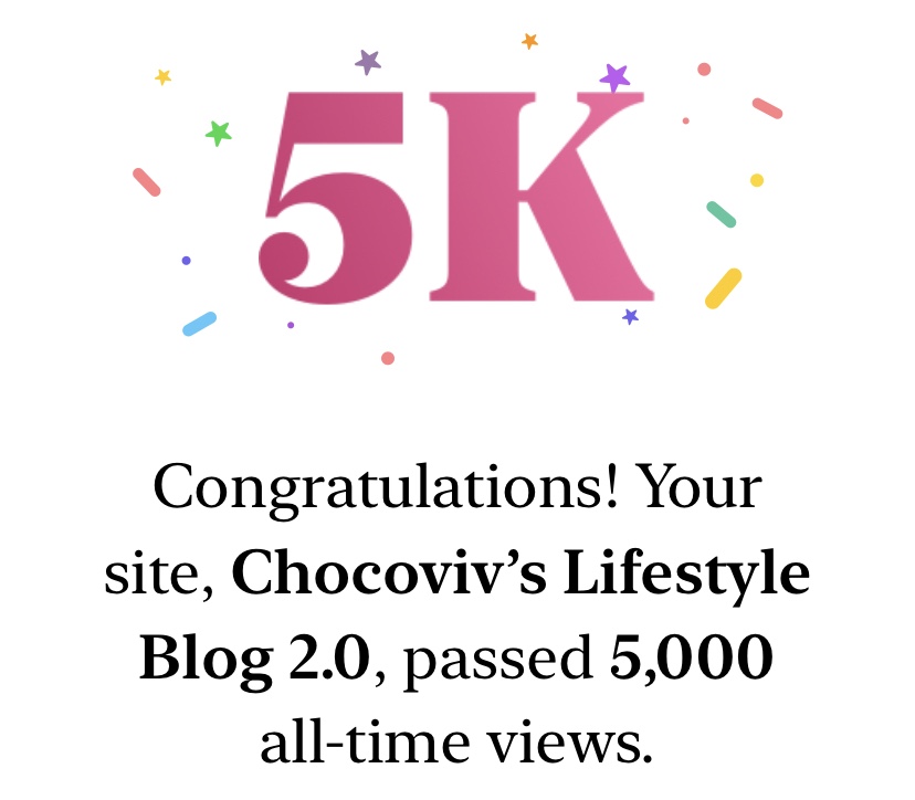 5K Celebration For My Blog 2.0